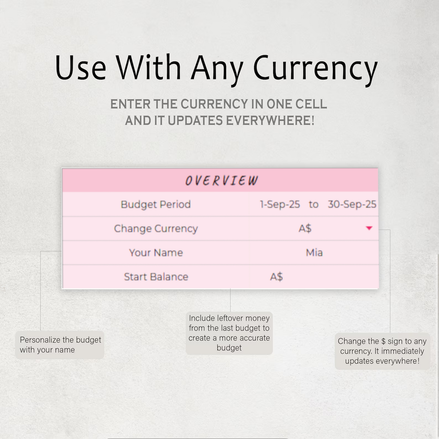 Monthly Budget Planner